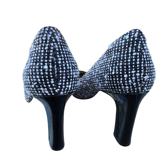 Cole Haan Grand 360 Womens Heels 9B Black & White Textured Fabric JJ4142 - Picture 7 of 9